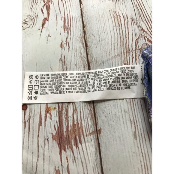 Forever 21 Lavender Floral Peplum Longsleeve Top Size Medium - Picture 8 of 12